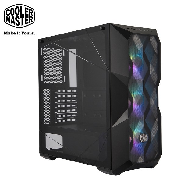 Cooler Master MasterBox TD500 Mesh ARGB機殼 黑色產品特色★多邊形網孔★標配強化玻璃★內建三顆ARGB風扇★可支援雙360mm水冷排★多樣化的散熱選擇★預留升級空