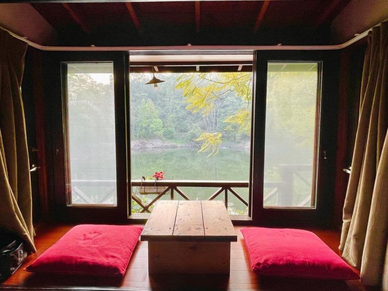 中部溫泉推薦 苗栗 湖畔花時間溫泉民宿