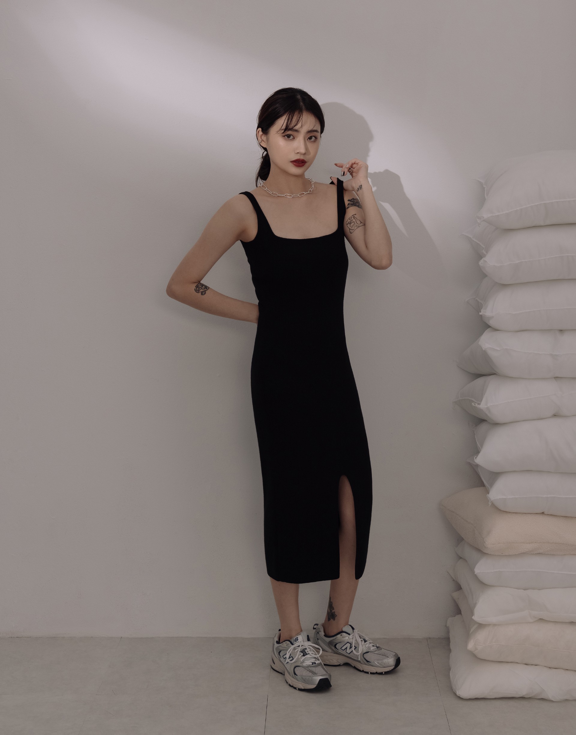 & IN THING 合身針織洋裝-PAZZO