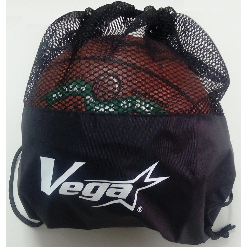 VEGA VGB-01B單顆裝網狀球袋 可放各式球類籃球 足球 排球 手球 校隊 系隊 比賽攜帶方便單顆裝網狀球袋，可放各式球類簡便型後背袋，束口袋設計，輕巧不占空間附拉鍊內袋，不可調整背帶長度可一般
