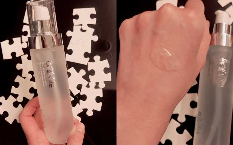 建議早晚清潔肌膚後，建議使用在前導類商品／安瓶之後，取適量，避開眼周，均勻塗抹於臉部肌膚。京城之霜 極光美白高機能晶露150ml/ 1,800元(圖/品牌提供)