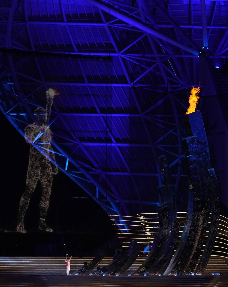 Urgent: Cauldron Lit At Hangzhou Asiad Opening Ceremony | XINHUA | LINE ...