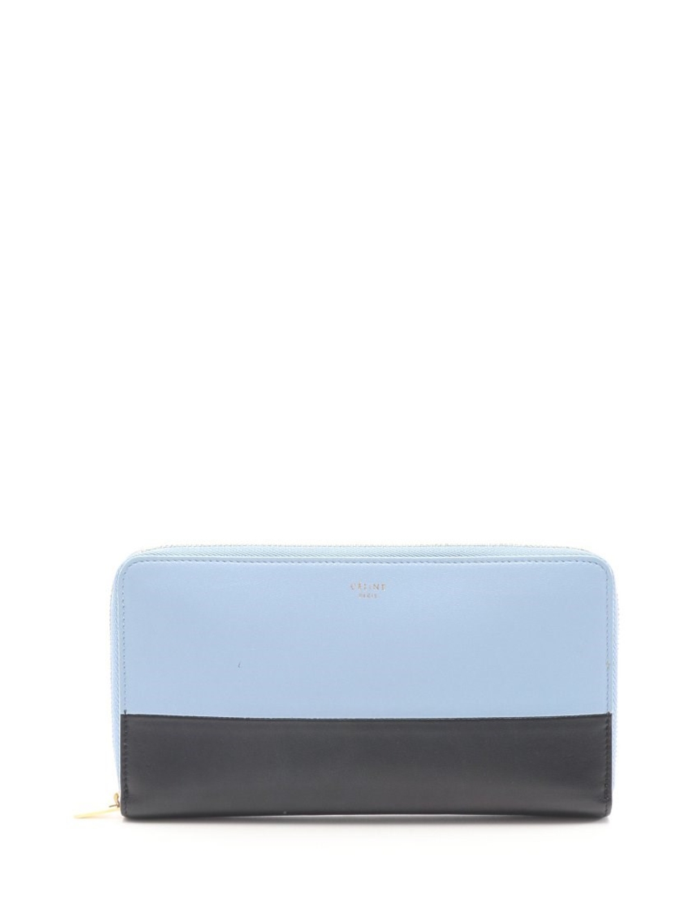 材質：皮革 顏色：淺藍色海軍 垂直：10.5 寬度：19.5 厚度：2 產品規格：內部：開放式口袋×2，名片盒×12，錢包×2，錢包×1 配件：盒 型號：102623 ※長度單位為厘米，重量單位為克 