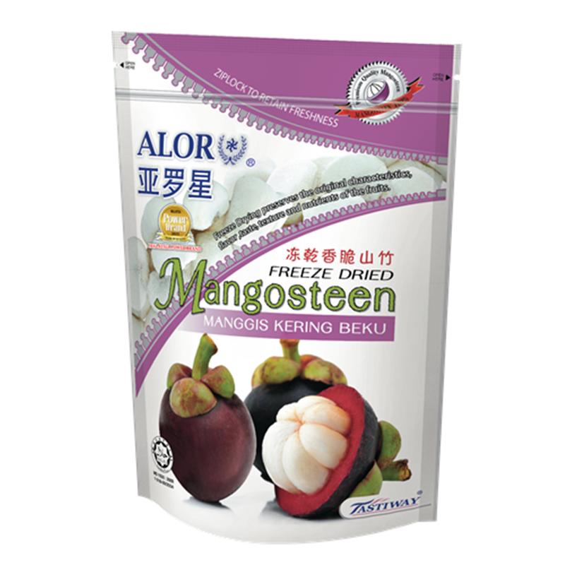 馬來西亞 純正山竹乾 伴手禮 ALOR 亞羅星 凍乾香脆 山竹乾 期限至2021/5
