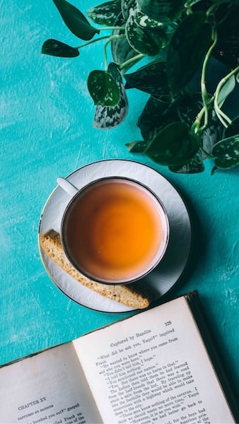 満足お茶会☕️🍷