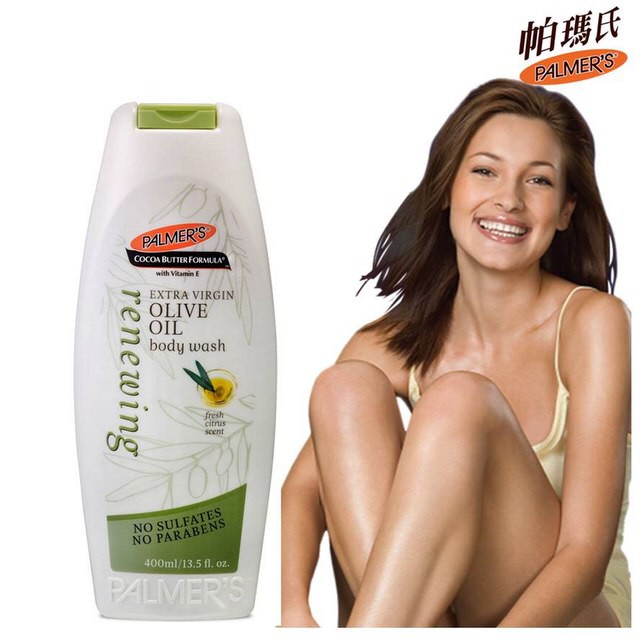 Palmer's帕瑪氏 深層賦活沐浴乳(橄欖脂)除了溫和 更加細緻●不含硫酸鹽(乳化劑)●不含Paraben(保存劑)(防腐劑)●天然植物萃取配方●不進行動物實驗【特點】採用西班牙有機農場冷壓工法初榨