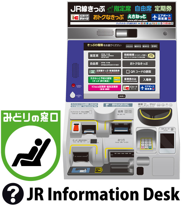 JR北海道鐵路周遊券指定席購票機