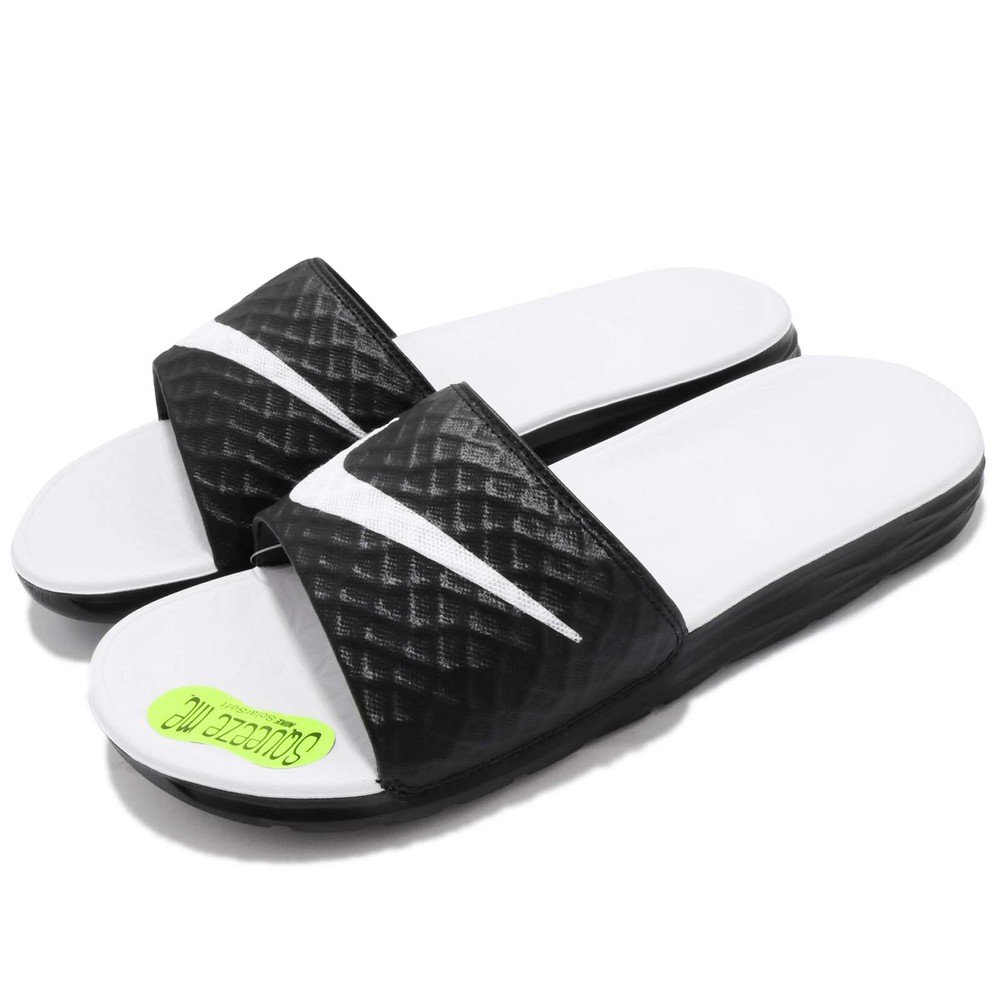 運動拖鞋品牌:NIKE型號:705475-010品名:Benassi產地:Vietnam配色:白色,黑色