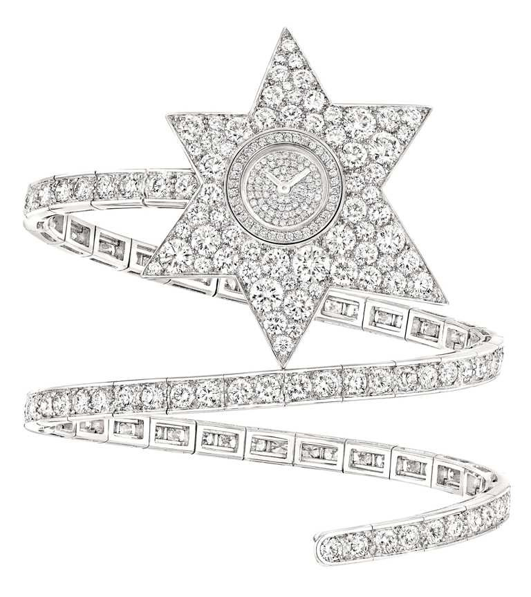 CHANEL「ÉTOILE FILANTE」珠寶腕錶╱品牌典藏品，無零售價。（圖╱CHANEL提供）