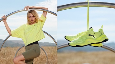 官方新聞 / 空靈系美鞋 PUMA Rise 淨裸糖衣新色抵台 螢光單品視覺降溫 3℃