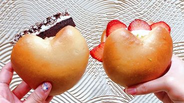 愛心型貝果只有這裡買的到！《好丘台北京站店》歡慶開幕獨家推出2款「開心貝果」～草莓生乳酪、花生布朗尼太可愛！