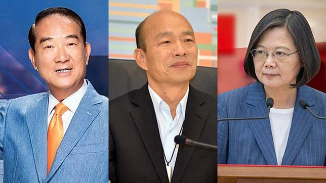 資深媒體人尚毅夫爆料，國民黨選前5天內部民調預估，韓國瑜會贏蔡英文37萬票。(合成圖／翻攝自3人臉書)