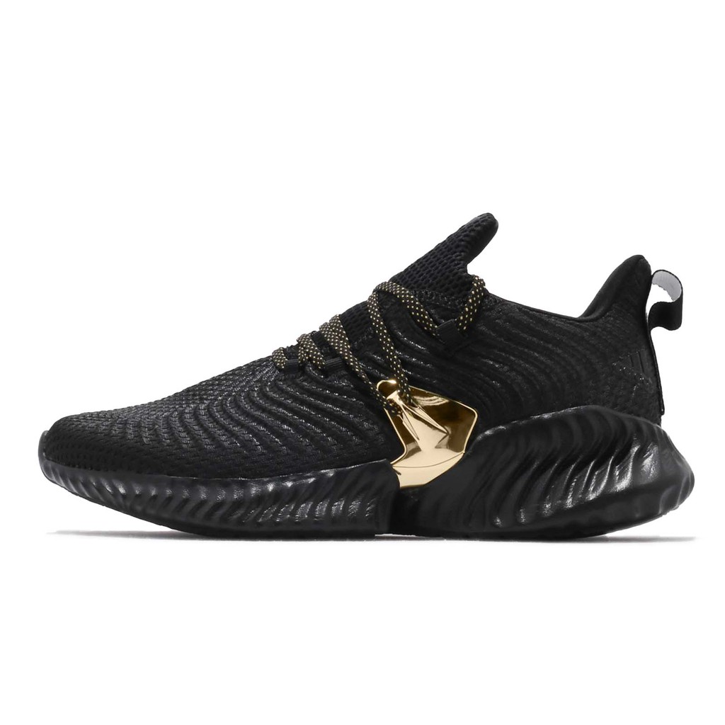 adidas 慢跑鞋 AlphaBounce Instinct M 黑 金 男鞋 EF0867 【ACS】