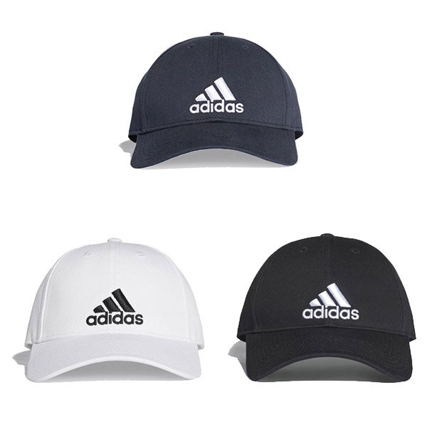【ADIDAS】愛迪達 6P CAP COTTON 休閒 帽子 老帽 黑 白 藍 -S98151 / S98150 / DT8563