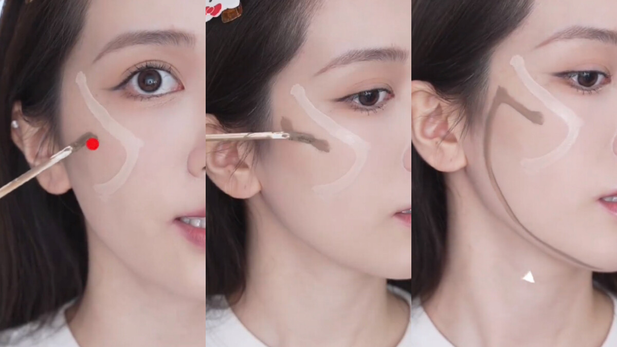 兩筆解決高顴骨困擾！女神舒淇化妝強調「下顎線」，「雙Ｃ修容法」視覺秒瘦成小臉