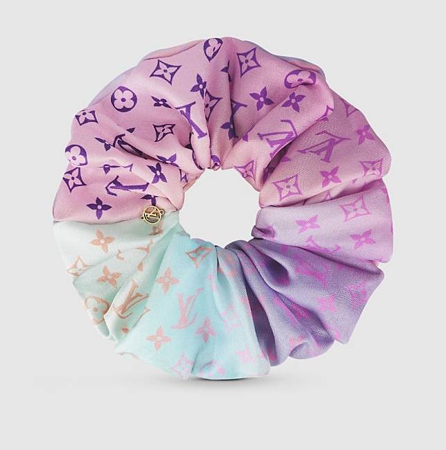 Louis Vuitton Monogram Gradient Scrunchy Trop Chou - Pink Hair