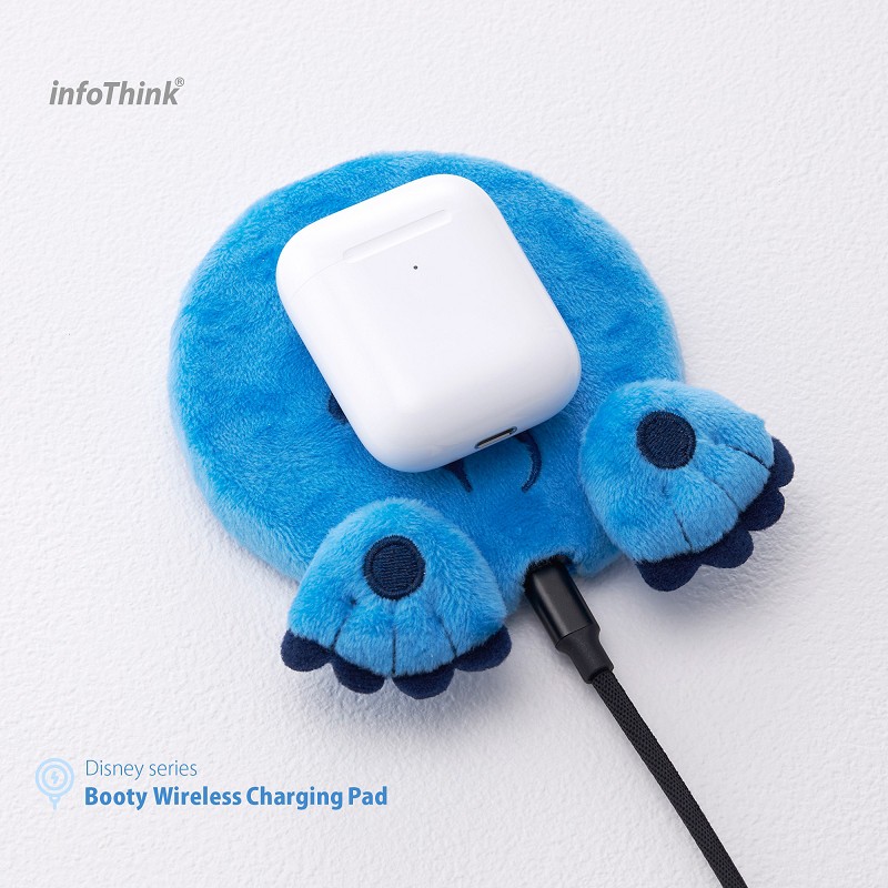 Shake your bon-bon, shake your bon-bon!超萌迪士尼角色屁屁造型無線充電座，放在桌面也是療癒的擺飾支援最高10W快速充電，讓可愛電臀給你滿滿的電力!【產品特色】●迪