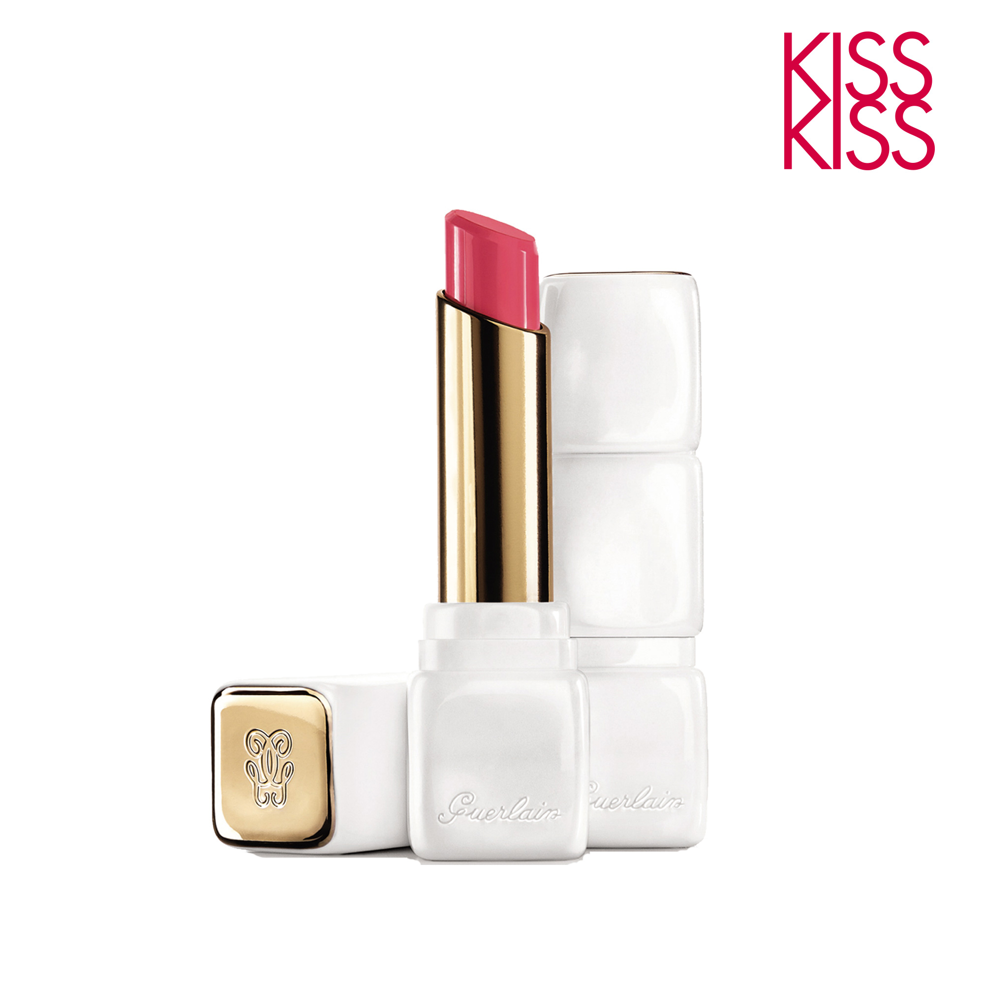 時尚白色烤漆外殼、六款優雅色調、奢華修護成分、完美柔滑，打造玫瑰唇瓣。