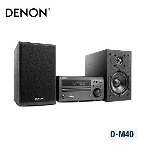 【福利品特價↙】DENON M系列 HI-FI系統 床頭音響 D-M40 USB/光纖輸人