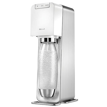 暑假限定加贈500ml水瓶2入【英國 Sodastream】全自動旗艦款氣泡水機 Power Source(白)