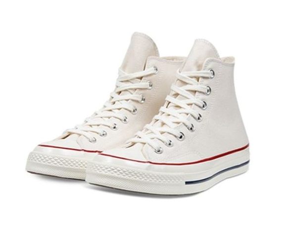 CONVERSE系列 Chuck Taylor All Star 70 中性款米白 高筒休閒帆布鞋 -NO.162053C