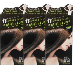 ◎人蔘草本養護染配方br搭配10種天然植萃br5分鐘快速染髮不刺激|◎|◎主商品:Pyeonan白髮專用5分鐘高效便捷染髮霜30g(5包/盒)(深咖啡色/黑色)x3成分：Pyeonan白髮專用5分鐘高