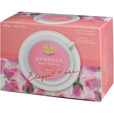 優雅清香的玫瑰花茶消除肌膚疲勞，美麗容顏進口德國花草原料，品質安心可靠