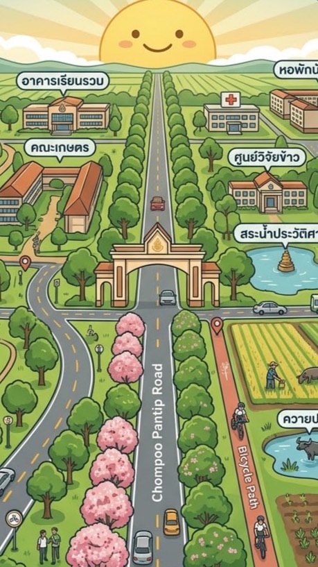 รถยนต์รับ-ส่ง ม.เกษตรกำแพงแสน