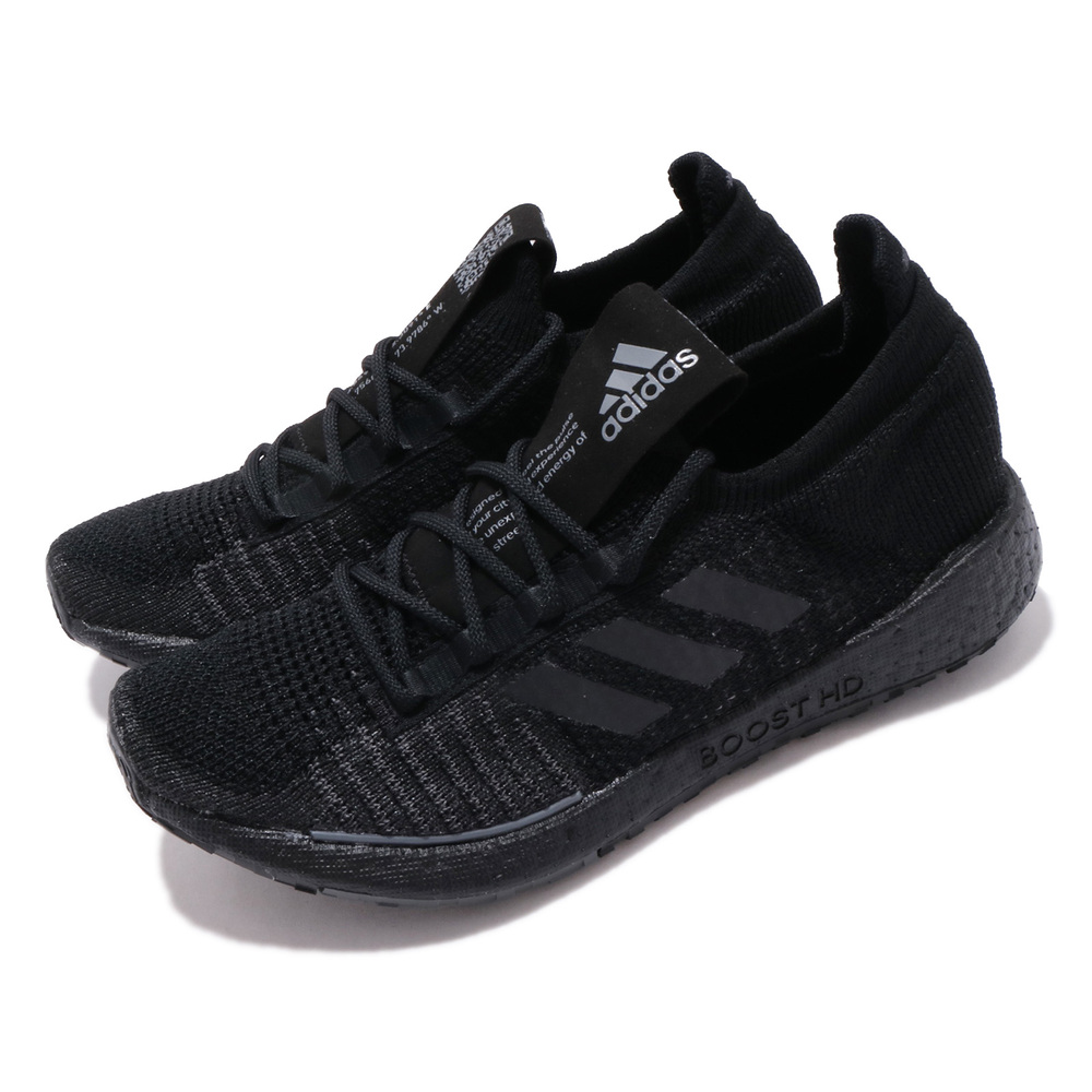 專業慢跑鞋品牌:ADIDAS型號:EH2609品名:PulseBOOST HD W 配色:黑色,灰色