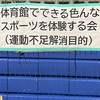 沖縄　体育館でできる色んなスポーツ体験(運動不足解消目的・健康体の維持)