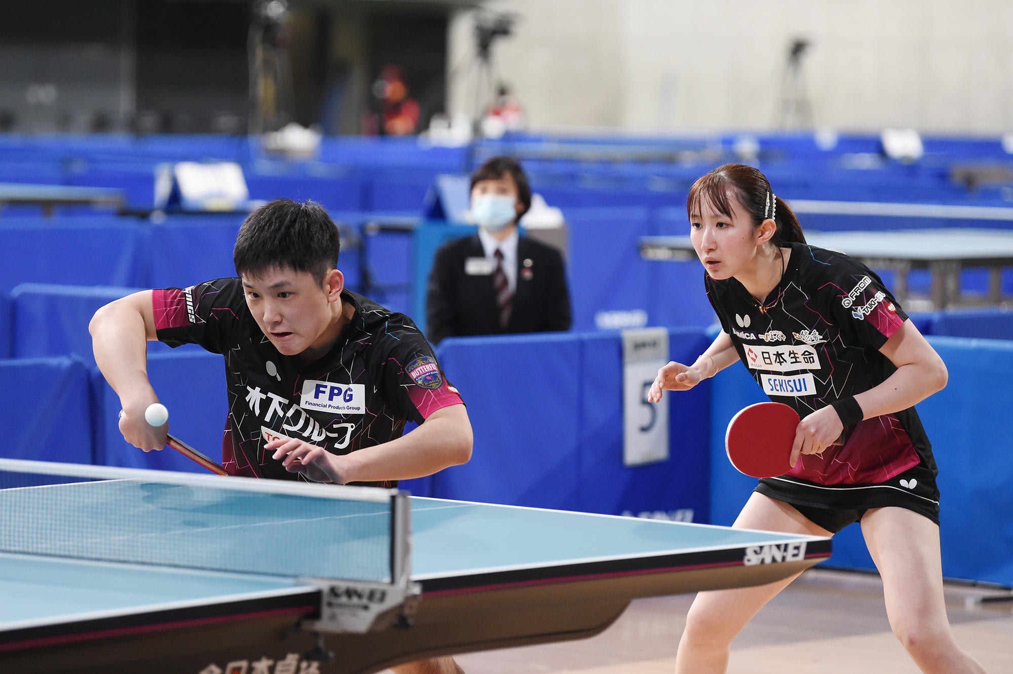 張本智和 早田ひな 混合ダブルス初優勝 吉村 鈴木ペアを下す 全日本卓球 テレビ東京スポーツ