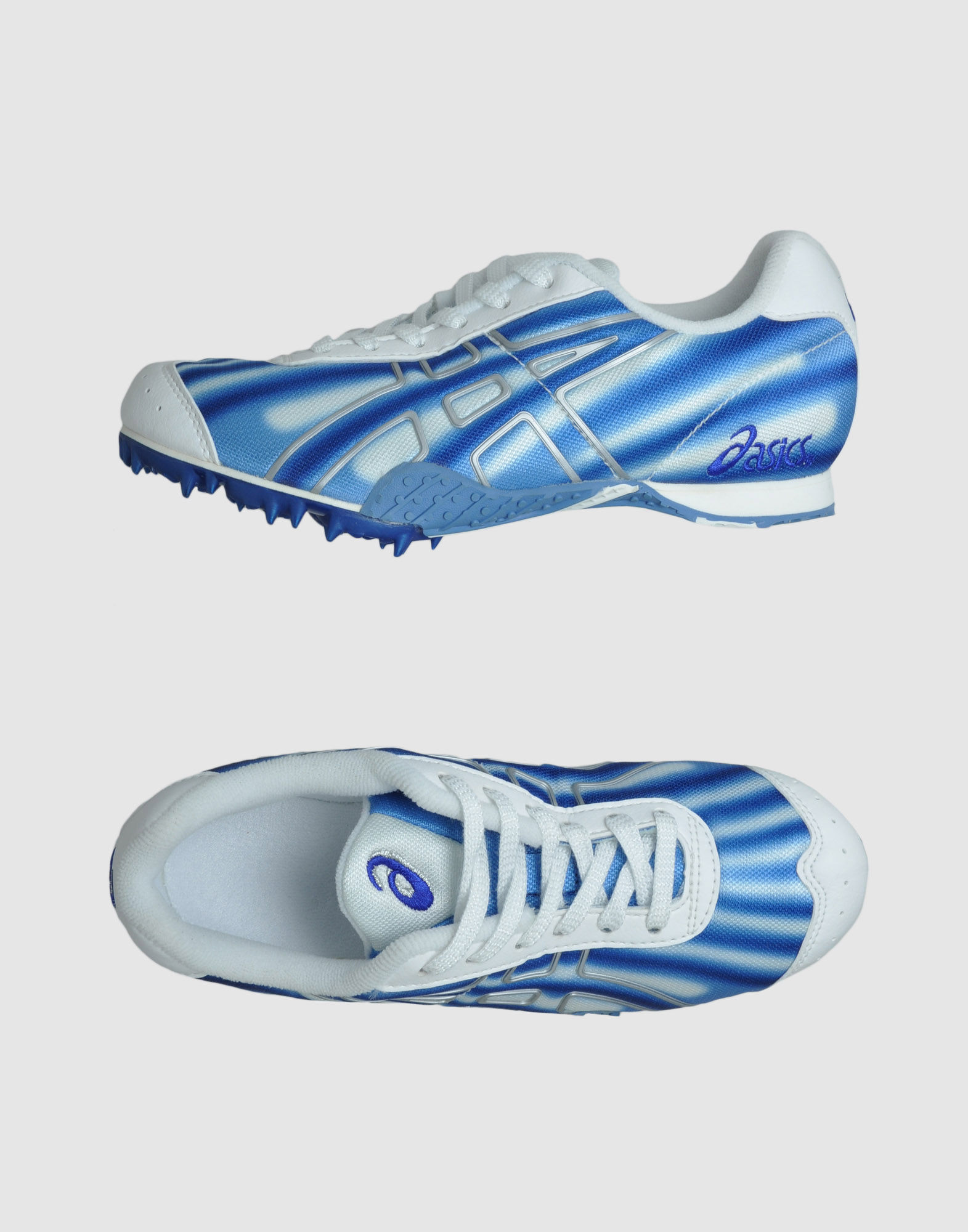 techno fabric, laser cut, laces, visible logo, rubber sole, football, small sized.