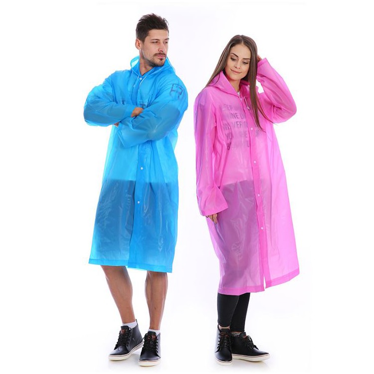 【商品特色】 加厚款EVA成人雨衣, 厚度0.14mm,質量很好,加倍防水耐用!! 比傳統厚重雨衣更透氣輕盈~ 顏色可依喜好自選, 可以重複使用,很好摺疊收納喔!! 外出攜帶超方便~ 【商品規格】 規