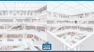 夢境般的夢幻白圖書空間德國最美圖書館Stuttgart City Library