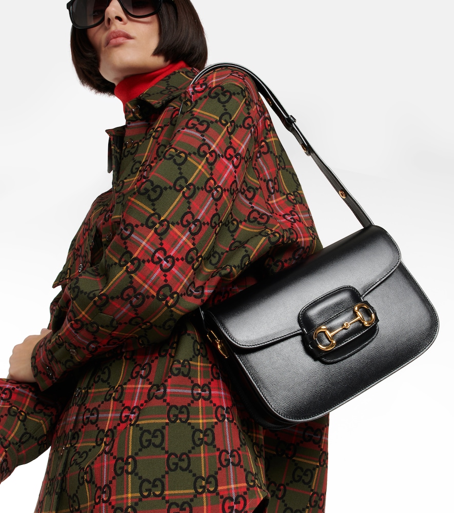 Gucci Horsebit 1955 leather shoulder bag