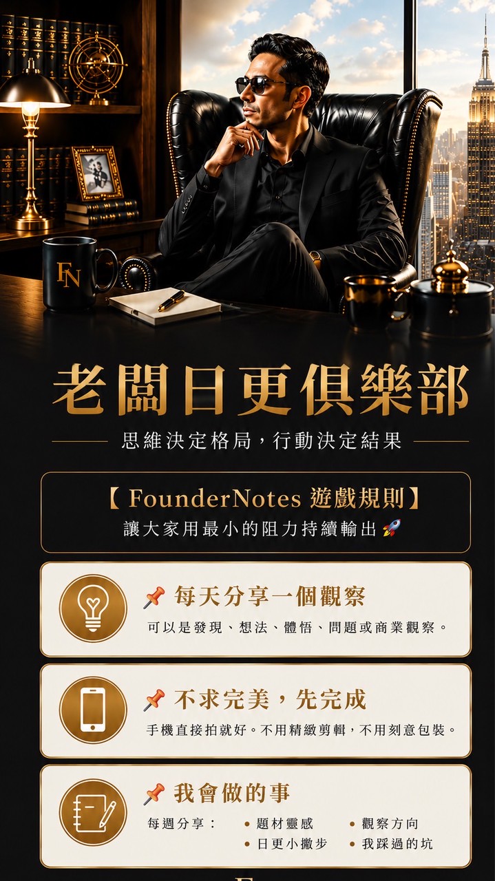 FounderNotes｜老闆日更俱樂部
