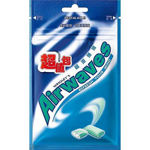 Airwaves無糖口香糖超值包-超涼薄荷62g【愛買】