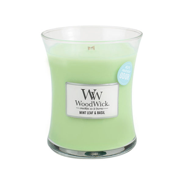 WoodWick Candle 9.7oz Mint Leaf Basil WK009