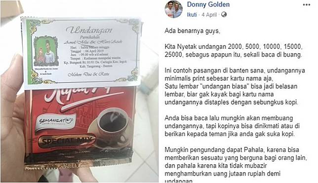 Low Budget Dan Manfaat Undangan Pernikahan Ini Hanya