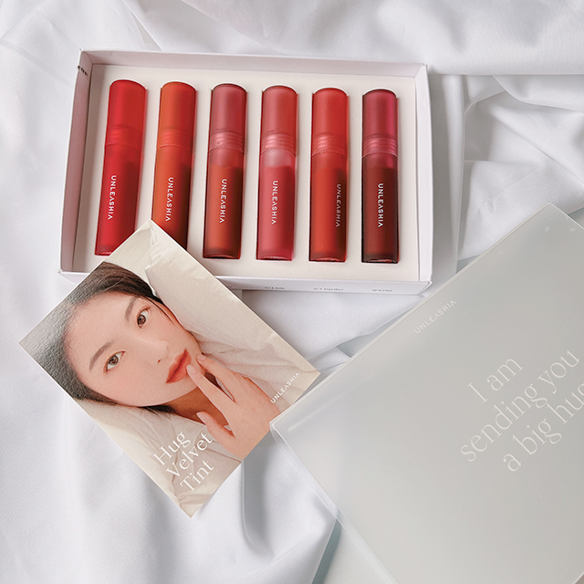 期間限定UNLEASHIA顏礫星涯 輕擁絨霧唇釉 6入組