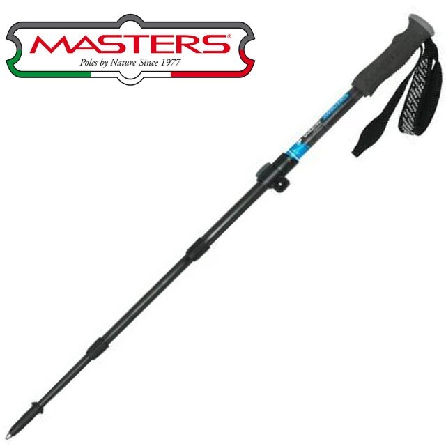 台北山水/MASTERS義大利登山杖 碳纖維鋁合金複合材CALU 輕量190g MA01S2214 Dolomiti 超短卡魯