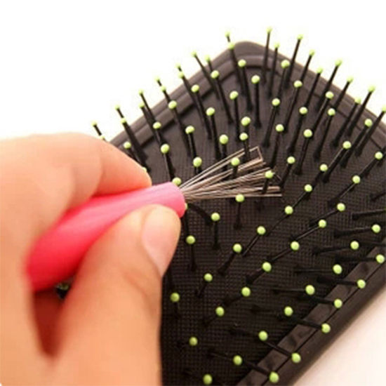 梳子清理器 頭髮掃把 清頭髮 梳子刷 清潔器 刷子 清潔棒 清理梳子工具 毛髮【E011】生活家精品