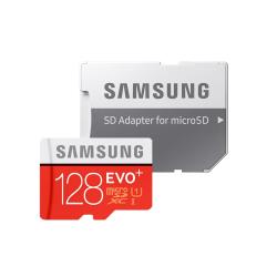 ◎128GB microSD|◎防水、防震、防磁，高達80MBs的傳輸速度|◎Class10 UHS-I速度等級，台灣原廠公司貨商品名稱:SAMSUNGEVOPlusmicroSD記憶卡128GB(台