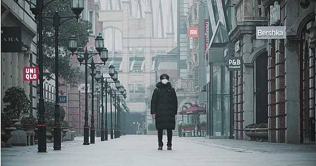 武漢肺炎／網拍「封城市景」鬧區變空城：這不是電影！
