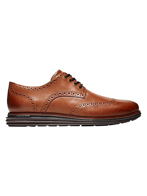 From the Original Grand Collection. The ORIGINALGRAND Wingtip Oxford is wrapped in sleek leather and