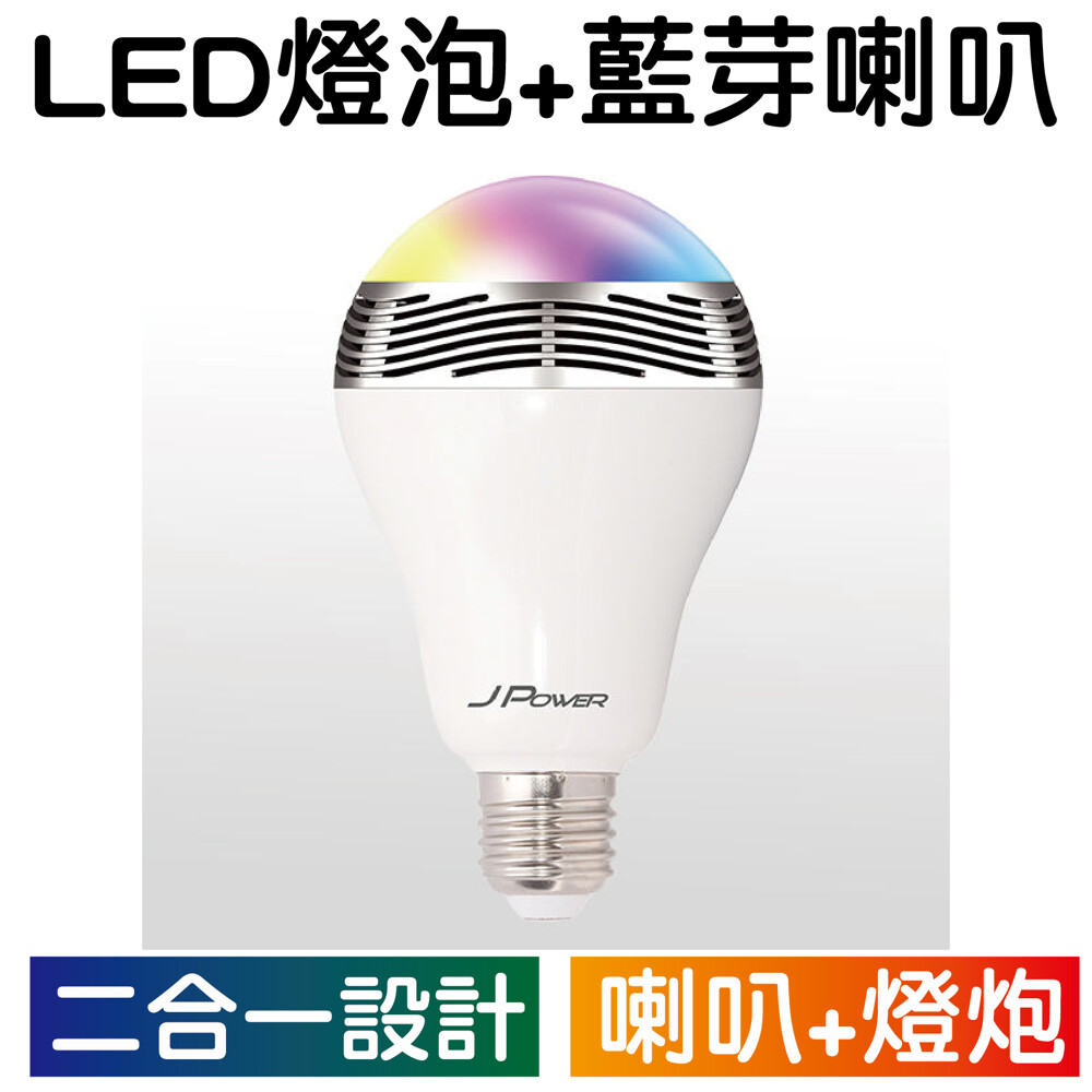 ◆藍牙喇叭與LED燈泡合而為一 ◆手機遙控自由變換燈泡顏色與撥放音樂 ◆帶給你融合燈光與音樂的無線享受 ------------------------------------------------