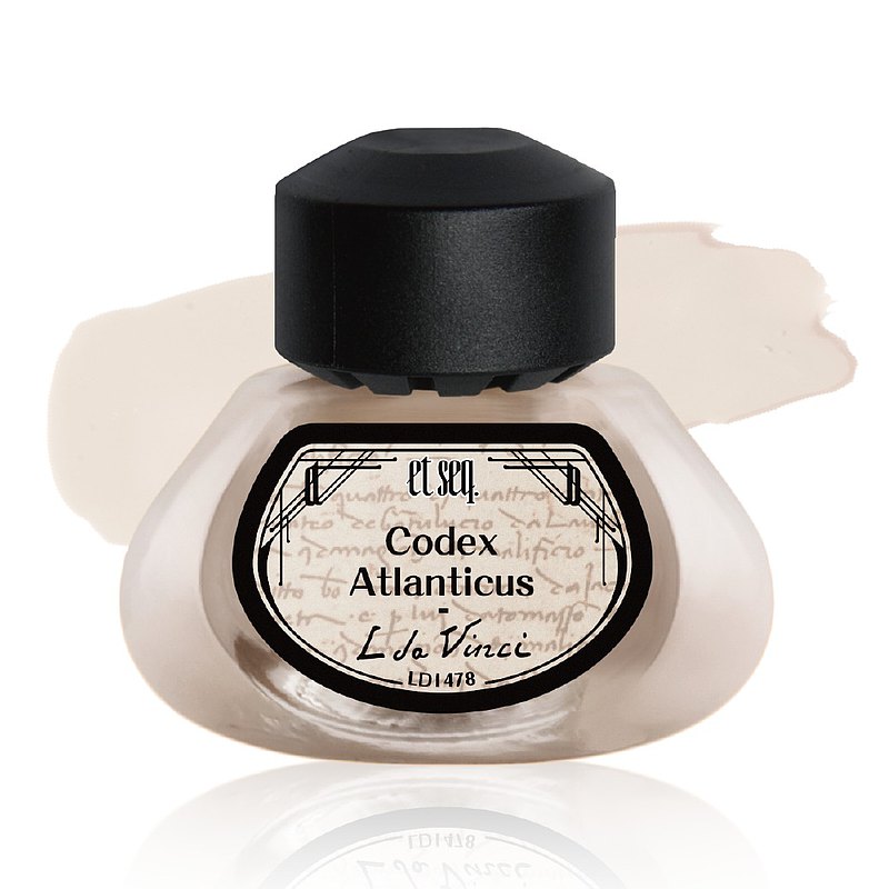 通過鵝毛筆形的刷子，類似墨水瓶的瓶子，淺米色的指甲油和寫下各種想法的工具來查找您的身份。