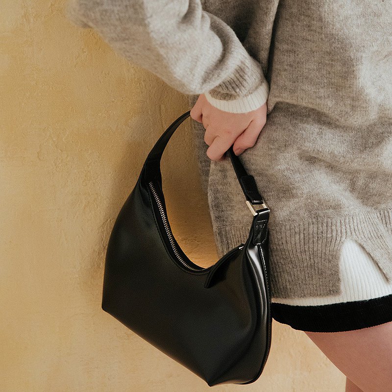 【CReAM】歐美全牛皮包真皮包手提包單肩腋下包(共二色)