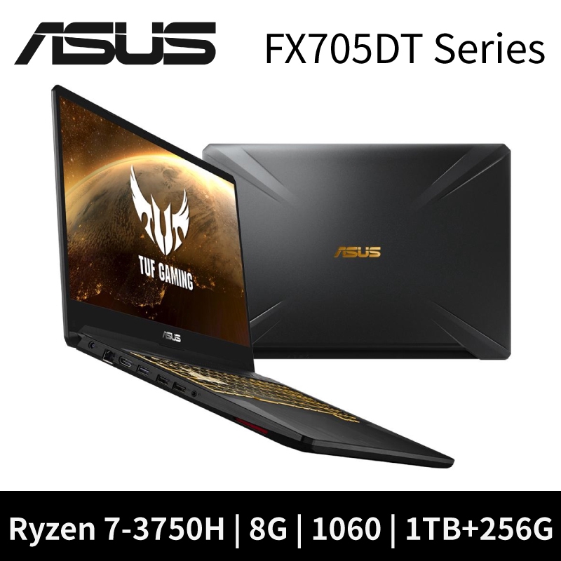 機甲戰魂新款 ASUS TUF Gaming FX705 將最新 AMD Ryzen 處理器和最高NVIDIA GeForce GTX顯示卡結合，配合生動的 NanoEdge 窄邊框螢幕，以平易價格提