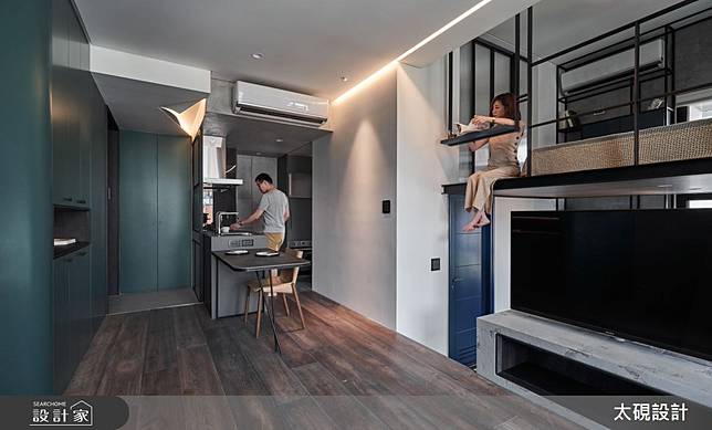 13坪現代異材質設計宅重新打破你對夾層樓無限想像 設計家 Line Today